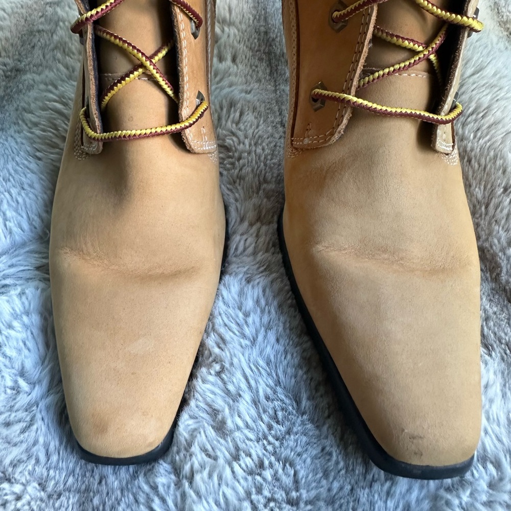 Timberland Veneda Carter Leather-Trimmed Nubuck Knee
Boots - Brown - Picture 10 of 16